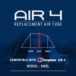 Air 4 Replacement Air Tube (Middle - 542L) -Eurohike go 190062 z