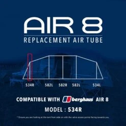 Air 8 Replacement Air Tube (Front 534R) -Eurohike go 190081 z