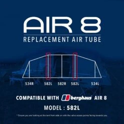 Air 8 Replacement Air Tube (582L) -Eurohike go 190083 z