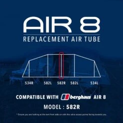 Air 8 Replacement Air Tube (582R) -Eurohike go 190085 z
