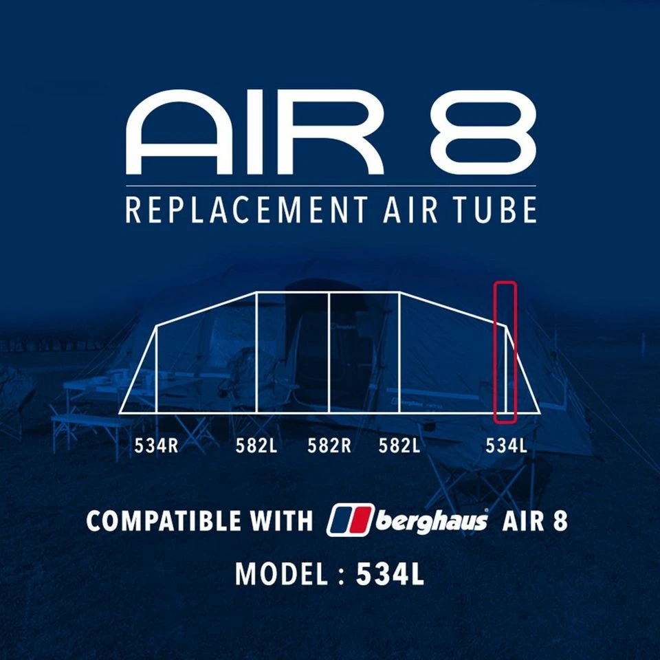 Air 8 Replacement Air Tube (534L) 3 Air 8 Replacement Air Tube (534L)