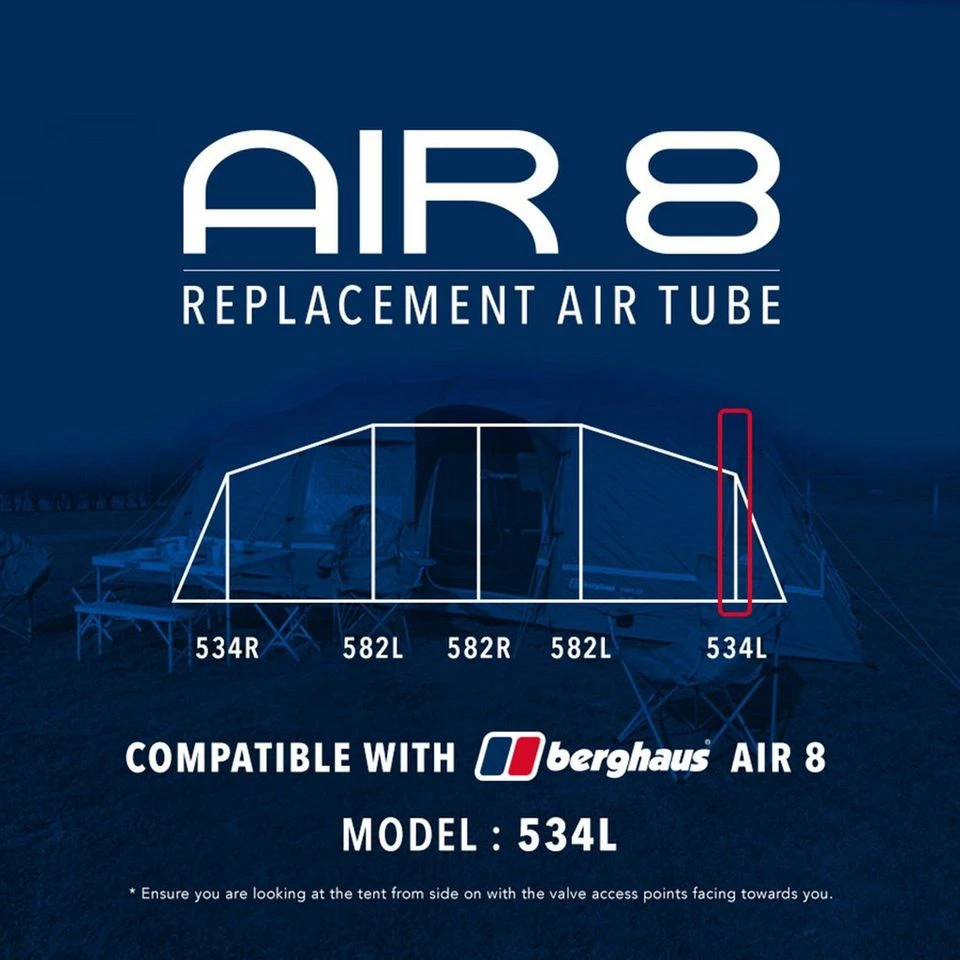 Air 8 Replacement Air Tube (534L) 5 Air 8 Replacement Air Tube (534L) - Image 3