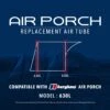 Air Porch Replacement Air Tube 630L -Eurohike go 215202 a