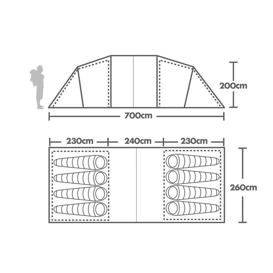 Sendero 8XL Tent 4 Sendero 8XL Tent - Image 2